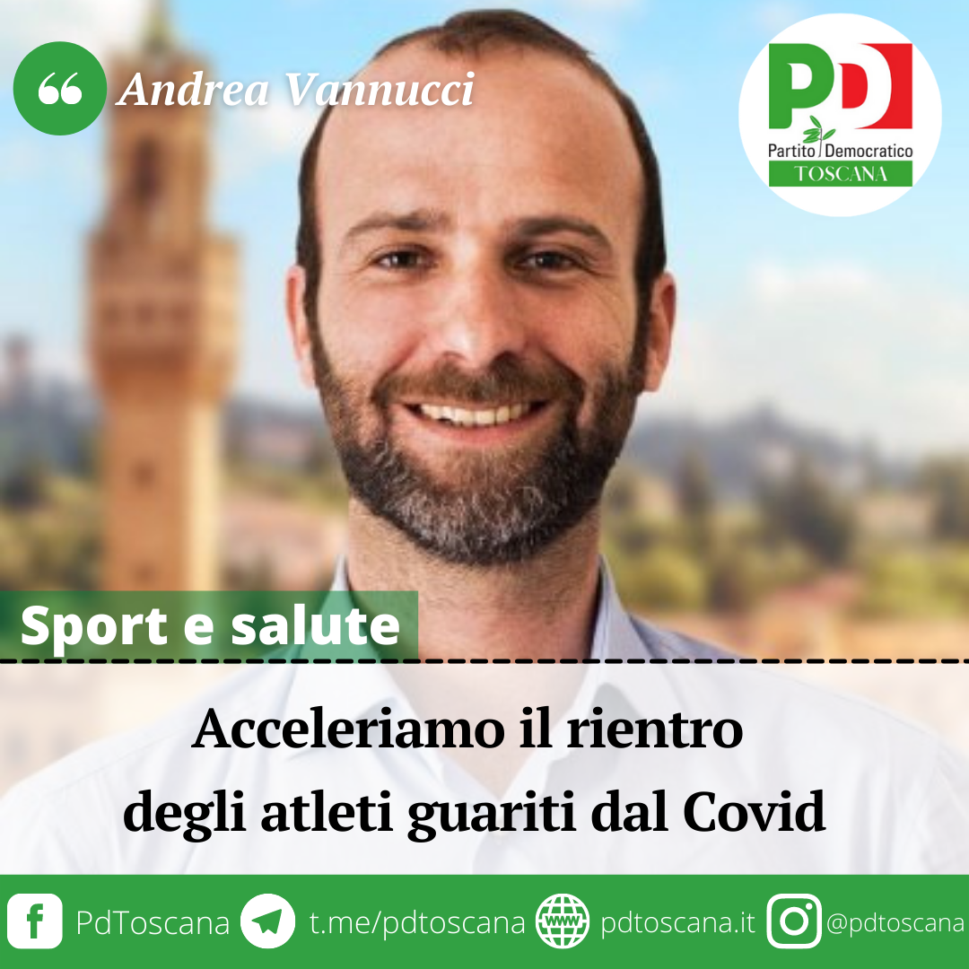 Andrea Vannucci "Acceleriamo il rientro degli atleti guarti dal Covid"