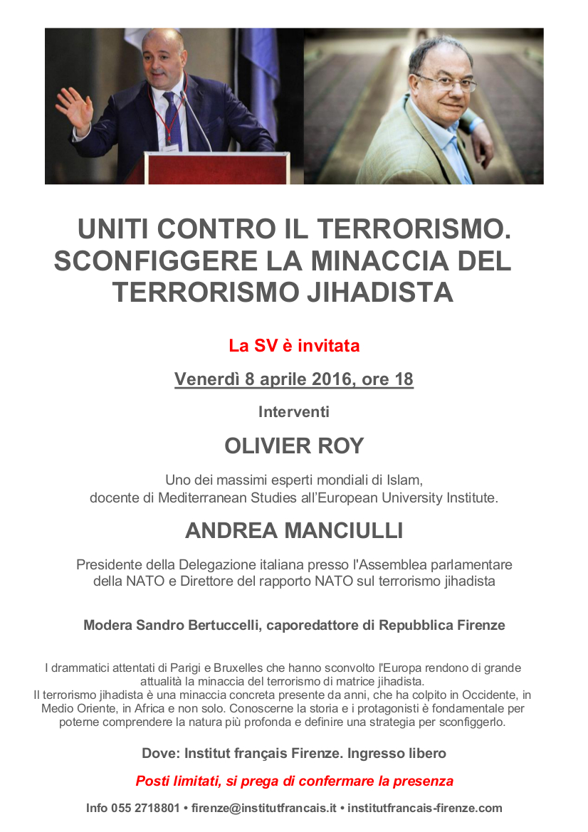Uniti contro il terrorismo Firenze 20160408